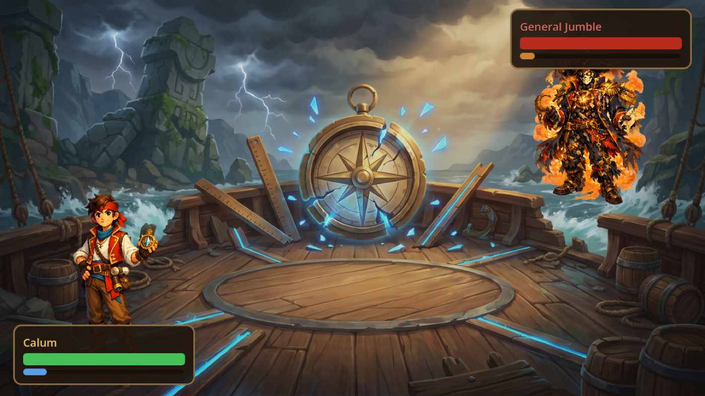 SmartPiece Godot battle question screen